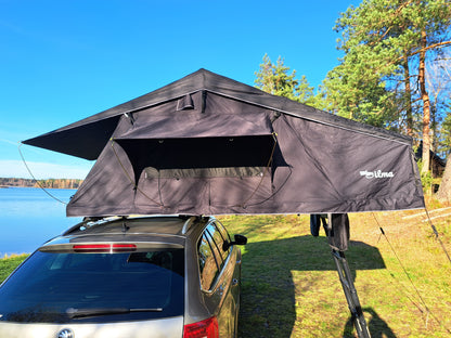 Auton kattoteltta ILMA pitkä 1.4 MUSTA