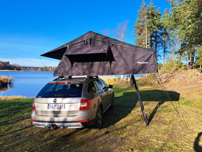 Auton kattoteltta ILMA pitkä 1.6 MUSTA