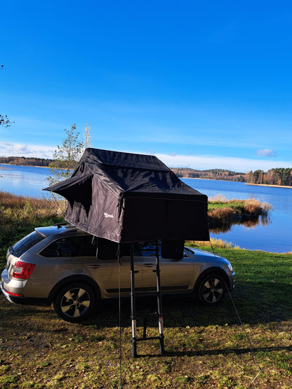 Auton kattoteltta ILMA pitkä 1.6 MUSTA