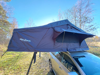 Auton kattoteltta ILMA pitkä 1.4 MUSTA