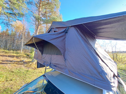 Auton kattoteltta ILMA pitkä 1.4 MUSTA