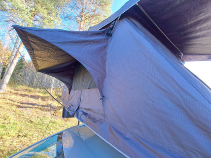 Auton kattoteltta ILMA pitkä 1.6 MUSTA