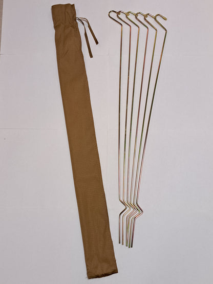 Auton kattoteltan katoksien tukiraudat. Lyhyt ja pitkämalli